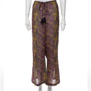 Figue Paisley Wide-Leg Pants